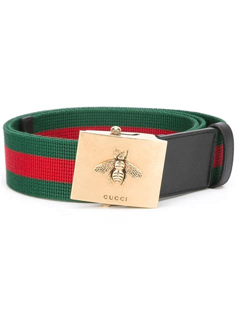 Gucci web canvas belt